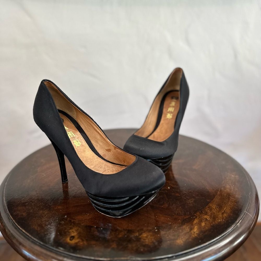 LAMB platform stiletto heel